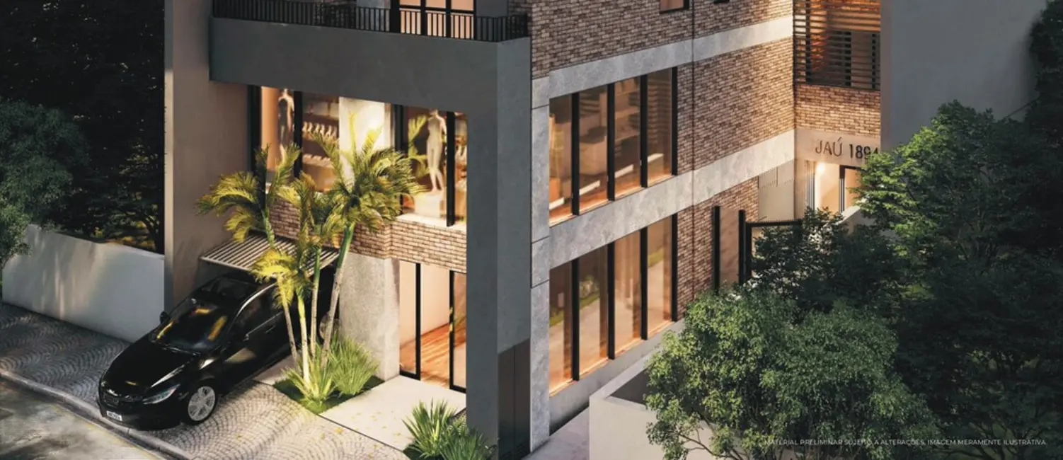 Foto 2 de Apartamento com 1 quarto à venda, 53m2 em Jardins, São Paulo - SP