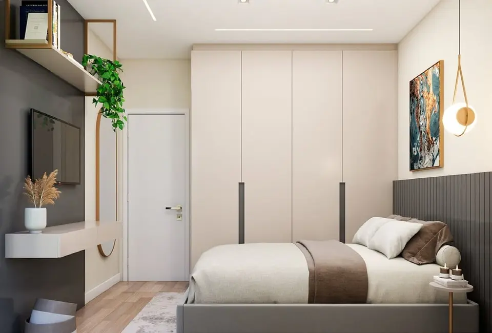 Foto 4 de Apartamento com 3 quartos à venda, 52m2 em Cidade Industrial, Curitiba - PR