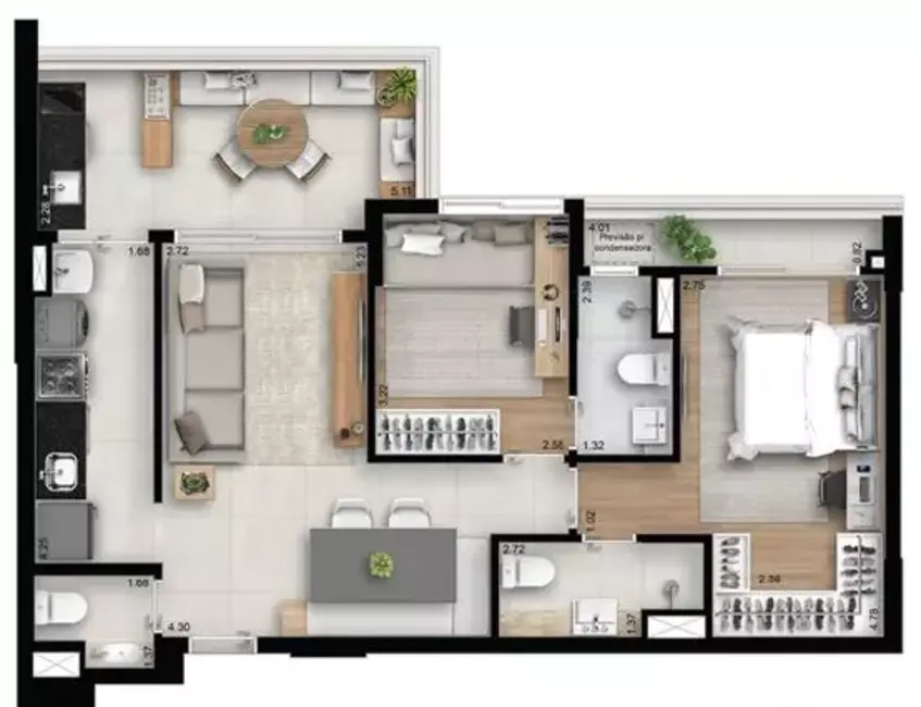 Foto 8 de Apartamento com 2 quartos à venda, 74m2 em Barra da Tijuca, Rio De Janeiro - RJ