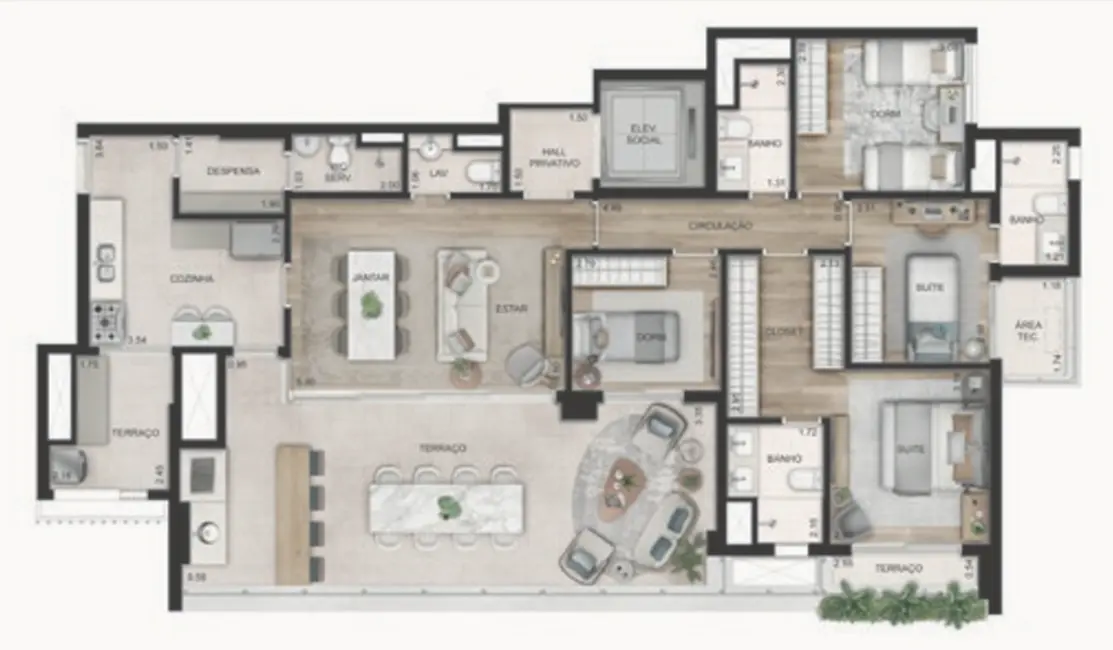 Foto 1 de Apartamento com 4 quartos à venda, 156m2 em Perdizes, São Paulo - SP