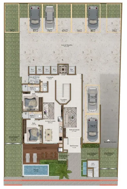 Foto 7 de Apartamento com 2 quartos à venda, 78m2 em Bombinhas - SC