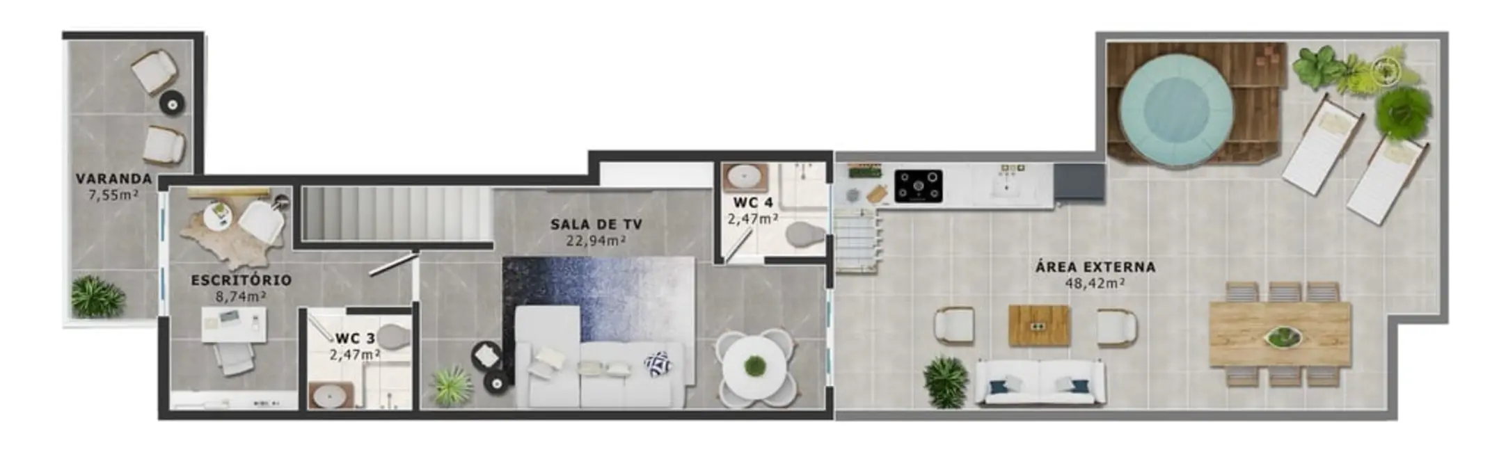 Apartamento com 3 quartos à venda, 91m2 em Jardim Vinte e Cinco de Agosto, Duque De Caxias - RJ - imagem 9 Foto 9 de Apartamento com 3 quartos à venda, 91m2 em Jardim Vinte e Cinco de Agosto, Duque De Caxias - RJ
