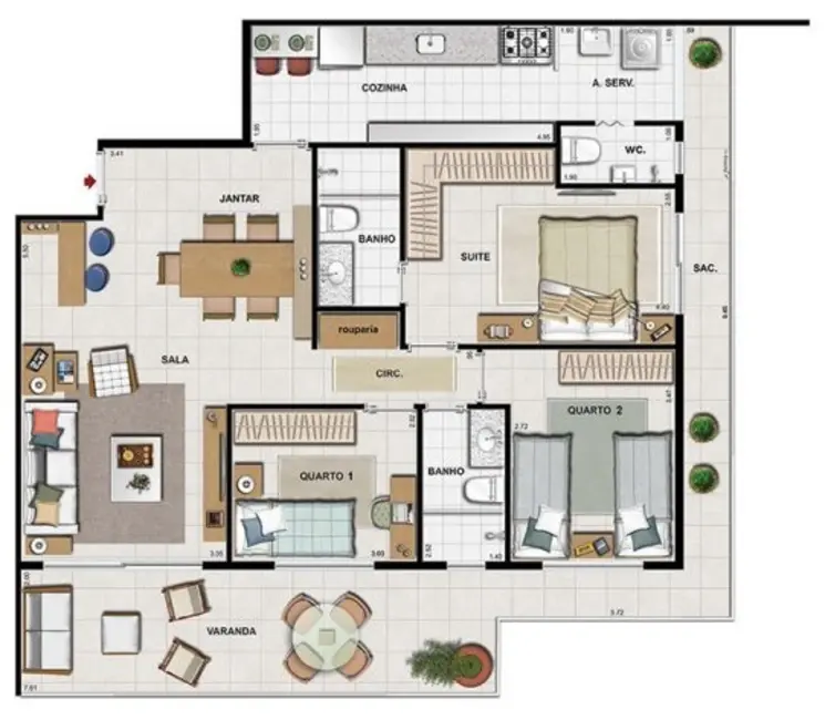 Foto 8 de Cobertura com 2 quartos à venda, 115m2 em Recreio dos Bandeirantes, Rio De Janeiro - RJ