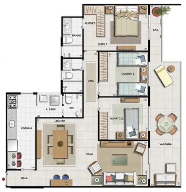 Foto 6 de Cobertura com 2 quartos à venda, 115m2 em Recreio dos Bandeirantes, Rio De Janeiro - RJ