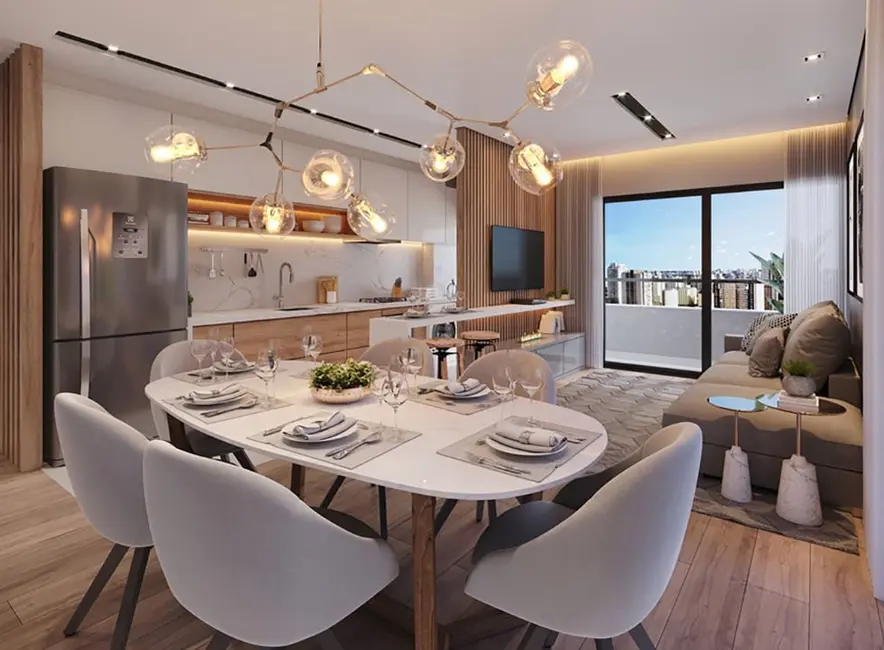 Foto 6 de Apartamento com 3 quartos à venda, 99m2 em Cabral, Curitiba - PR