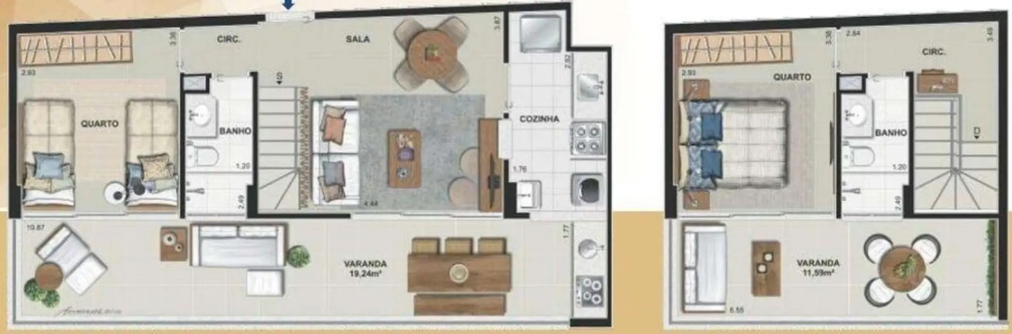 Apartamento com 2 quartos à venda, 99m2 em Tijuca, Rio De Janeiro - RJ - imagem 4 Foto 4 de Apartamento com 2 quartos à venda, 99m2 em Tijuca, Rio De Janeiro - RJ