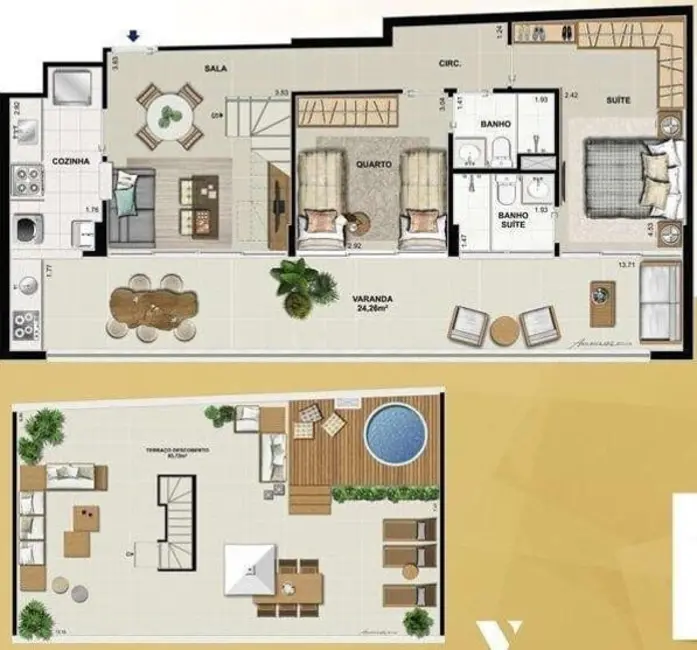 Apartamento com 2 quartos à venda, 99m2 em Tijuca, Rio De Janeiro - RJ - imagem 7 Foto 7 de Apartamento com 2 quartos à venda, 99m2 em Tijuca, Rio De Janeiro - RJ