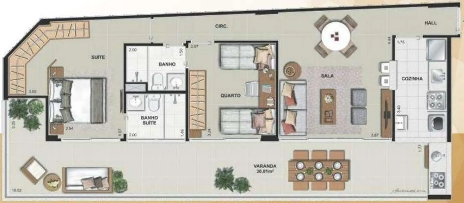 Apartamento com 2 quartos à venda, 99m2 em Tijuca, Rio De Janeiro - RJ - imagem 3 Foto 3 de Apartamento com 2 quartos à venda, 99m2 em Tijuca, Rio De Janeiro - RJ