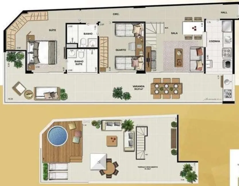 Apartamento com 2 quartos à venda, 99m2 em Tijuca, Rio De Janeiro - RJ - imagem 6 Foto 6 de Apartamento com 2 quartos à venda, 99m2 em Tijuca, Rio De Janeiro - RJ