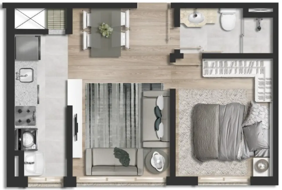 Foto 7 de Apartamento com 2 quartos à venda, 58m2 em Mont Serrat, Porto Alegre - RS