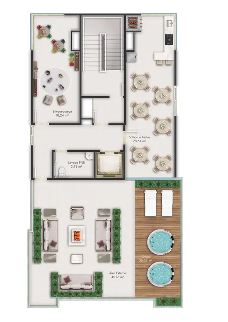 Foto 5 de Apartamento com 2 quartos à venda, 85m2 em Meia Praia, Itapema - SC