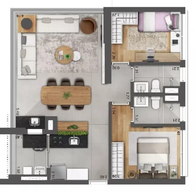 Foto 5 de Apartamento com 3 quartos à venda, 111m2 em Perdizes, São Paulo - SP
