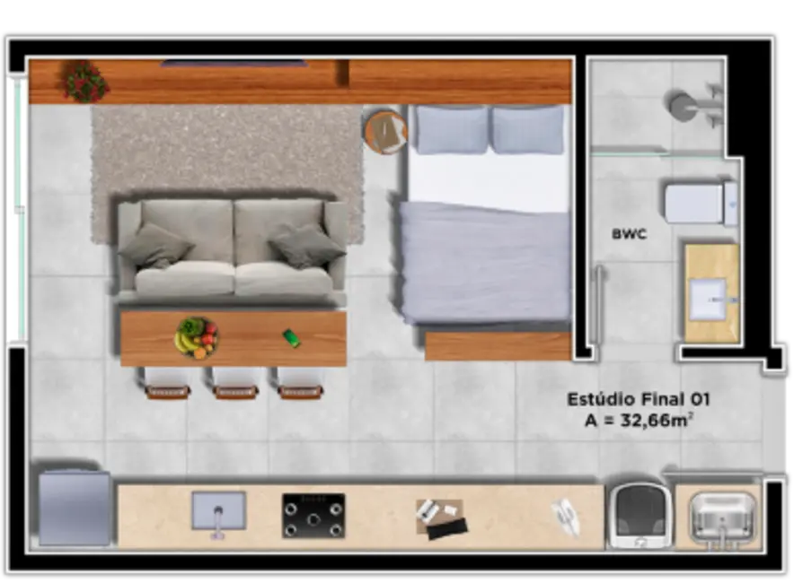 Apartamento com 2 quartos à venda, 68m2 em Centro, Florianopolis - SC - imagem 9 Foto 9 de Apartamento com 2 quartos à venda, 68m2 em Centro, Florianopolis - SC