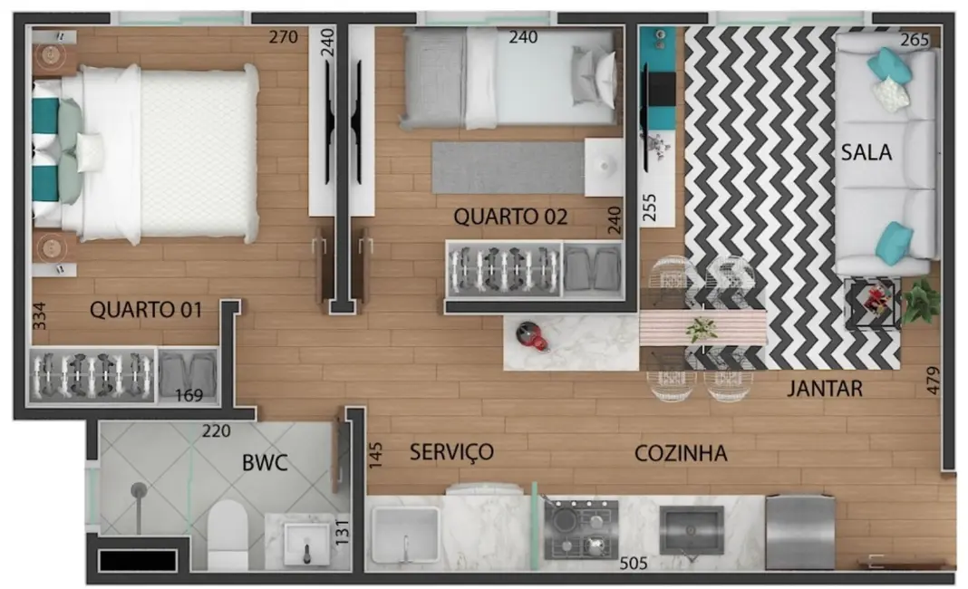 Foto 7 de Apartamento com 2 quartos à venda, 40m2 em São Paulo - SP