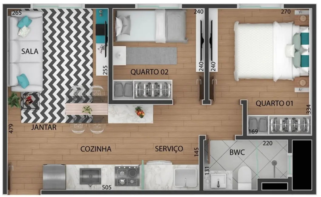 Foto 6 de Apartamento com 2 quartos à venda, 40m2 em São Paulo - SP