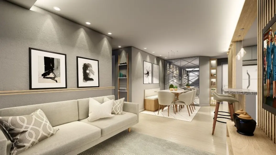 Apartamento com 3 quartos à venda, 77m2 em Capão Raso, Curitiba - PR - imagem 3 Foto 3 de Apartamento com 3 quartos à venda, 77m2 em Capão Raso, Curitiba - PR