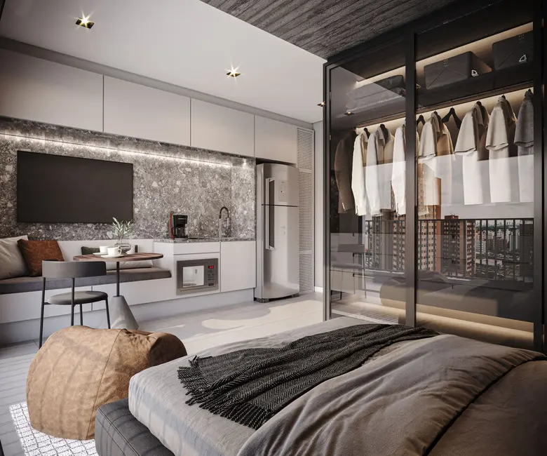 Foto 7 de Apartamento com 1 quarto à venda, 34m2 em Água Verde, Curitiba - PR