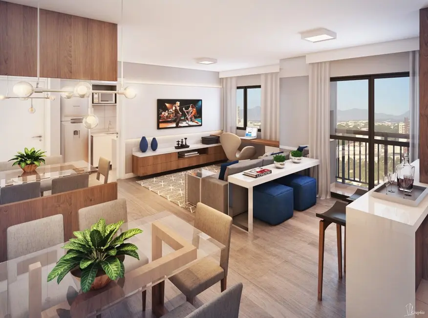 Foto 5 de Apartamento com 2 quartos à venda, 44m2 em Cidade Industrial, Curitiba - PR