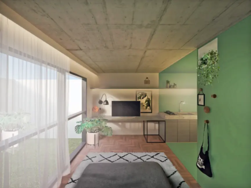 Apartamento com 1 quarto à venda, 29m2 em Cajuru, Curitiba - PR - imagem 4 Foto 4 de Apartamento com 1 quarto à venda, 29m2 em Cajuru, Curitiba - PR