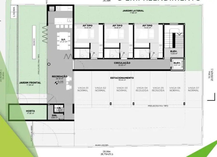 Apartamento com 1 quarto à venda, 29m2 em Cajuru, Curitiba - PR - imagem 6 Foto 6 de Apartamento com 1 quarto à venda, 29m2 em Cajuru, Curitiba - PR