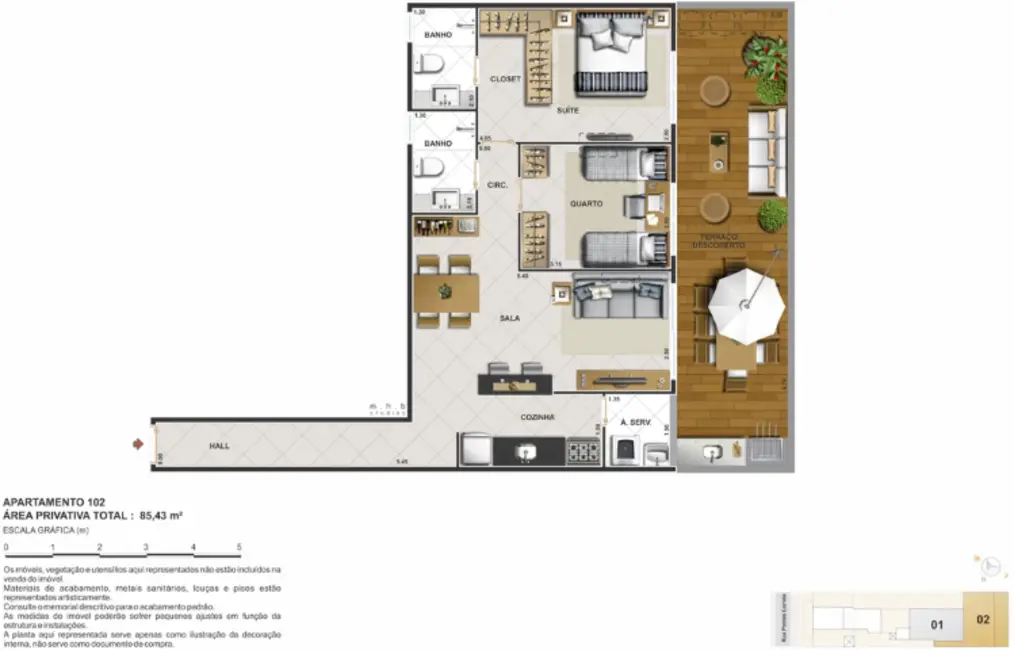 Apartamento com 2 quartos à venda, 85m2 em Andaraí, Rio De Janeiro - RJ - imagem 8 Foto 8 de Apartamento com 2 quartos à venda, 85m2 em Andaraí, Rio De Janeiro - RJ