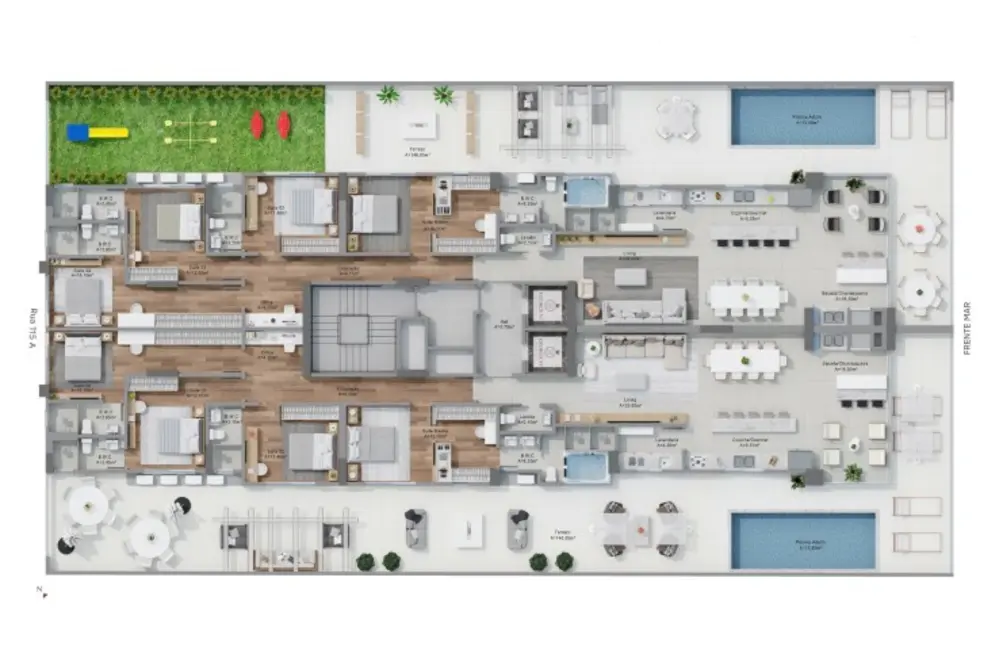 Foto 3 de Apartamento com 4 quartos à venda, 185m2 em Itapema - SC