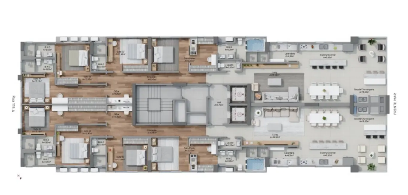 Foto 5 de Apartamento com 4 quartos à venda, 185m2 em Itapema - SC