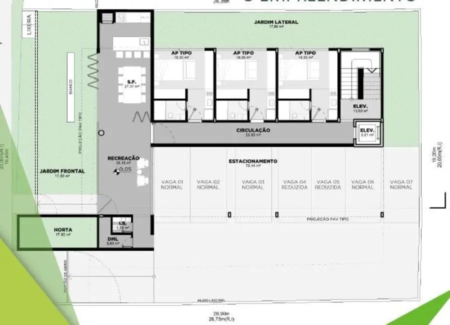 Foto 6 de Apartamento com 1 quarto à venda, 19m2 em Cajuru, Curitiba - PR