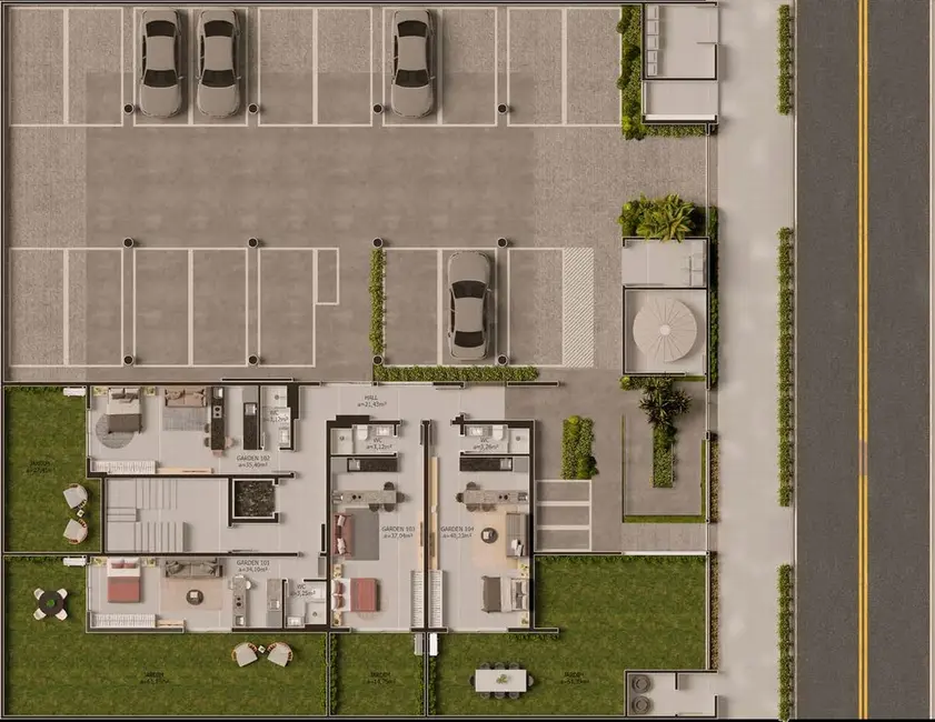 Foto 8 de Apartamento com 1 quarto à venda, 54m2 em Campeche, Florianopolis - SC