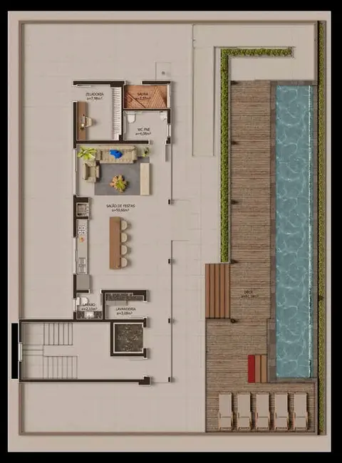 Foto 7 de Apartamento com 1 quarto à venda, 54m2 em Campeche, Florianopolis - SC