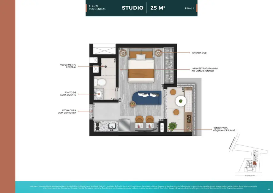 Foto 7 de Apartamento com 2 quartos à venda, 60m2 em Higienópolis, São Paulo - SP
