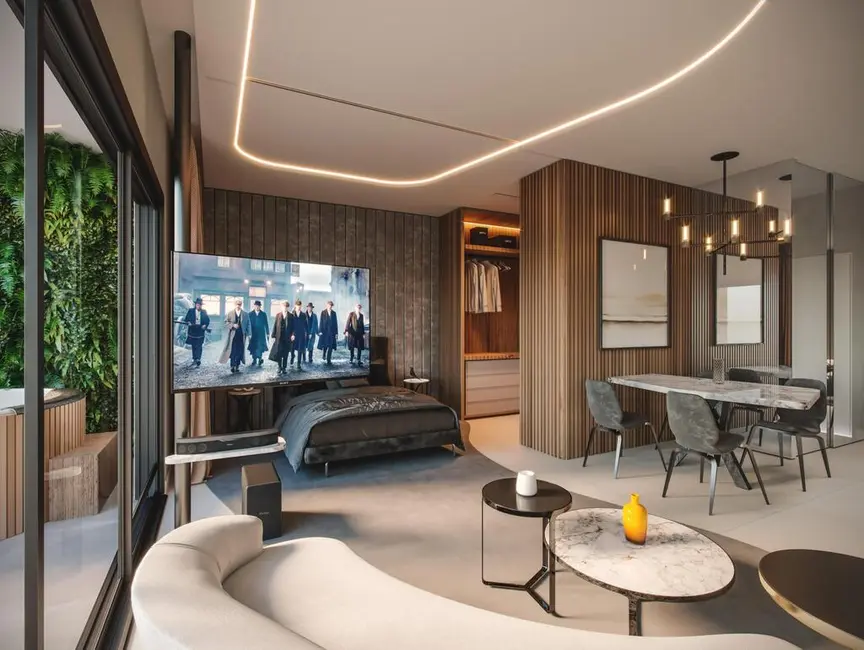 Apartamento com 1 quarto à venda, 67m2 em Setor Bueno, Goiania - GO - imagem 5 Foto 5 de Apartamento com 1 quarto à venda, 67m2 em Setor Bueno, Goiania - GO