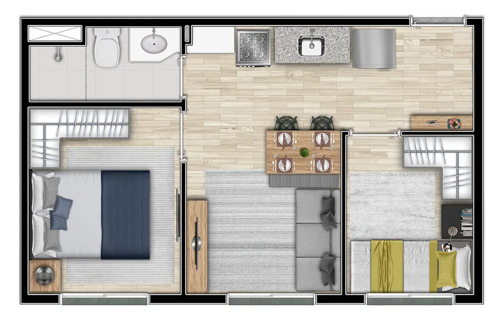 Foto 4 de Apartamento com 1 quarto à venda, 25m2 em Barra Funda, São Paulo - SP