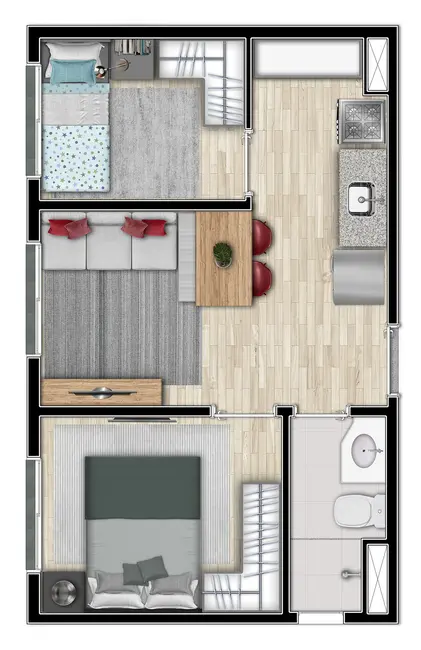 Foto 5 de Apartamento com 1 quarto à venda, 25m2 em Barra Funda, São Paulo - SP