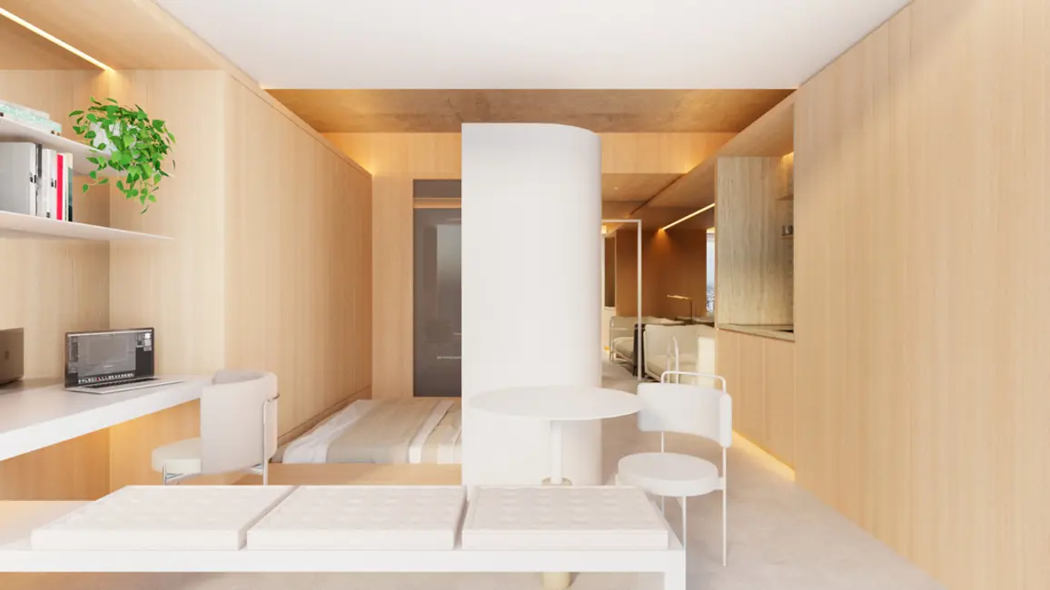 Foto 4 de Apartamento com 1 quarto à venda, 30m2 em Água Verde, Curitiba - PR