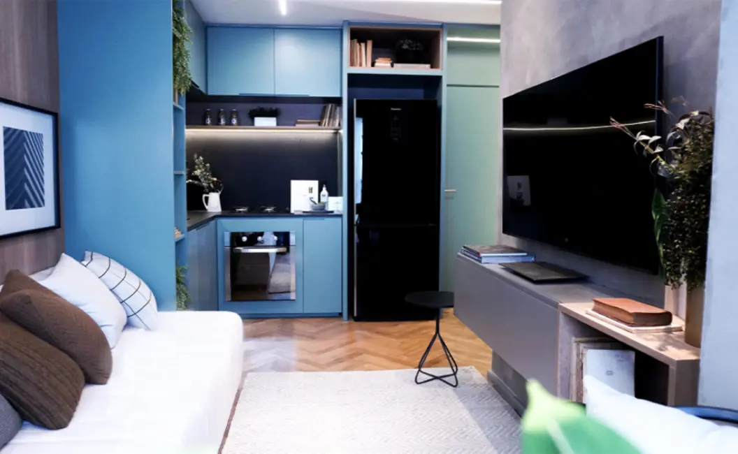 Apartamento com 1 quarto à venda, 38m2 em Moema, São Paulo - SP - imagem 6 Foto 6 de Apartamento com 1 quarto à venda, 38m2 em Moema, São Paulo - SP