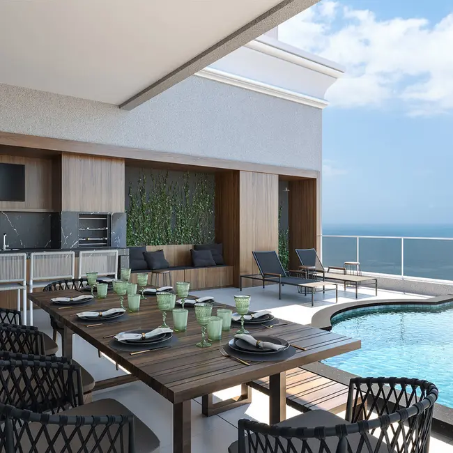 Foto 5 de Apartamento com 4 quartos à venda, 213m2 em Meia Praia, Itapema - SC