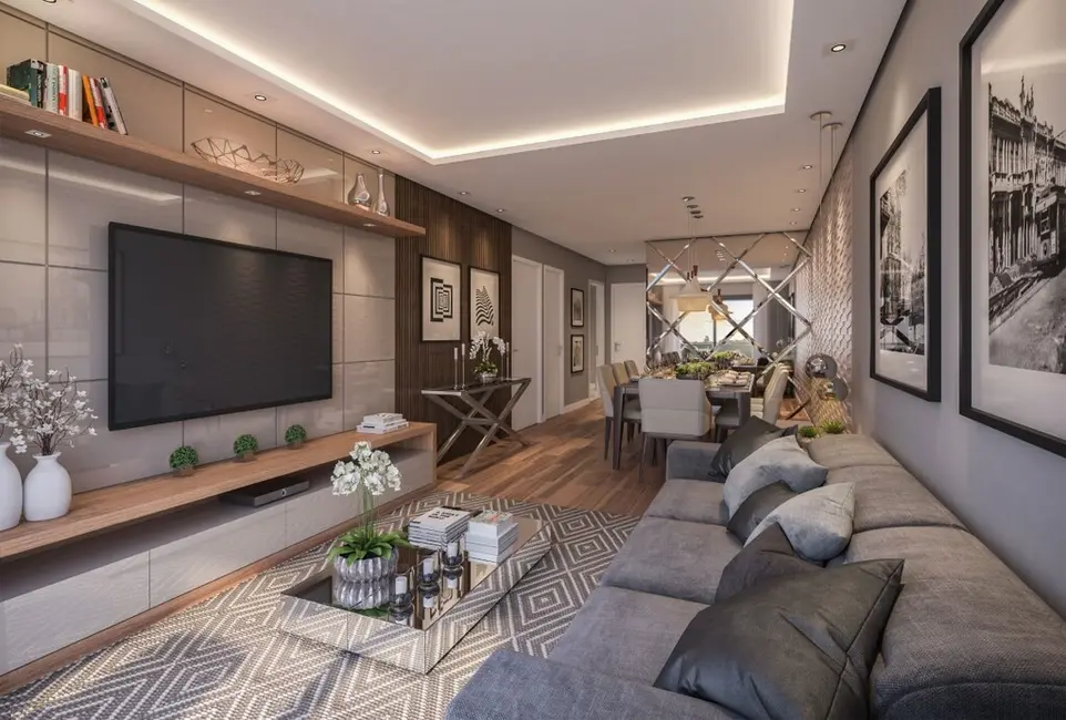 Foto 3 de Apartamento com 3 quartos à venda, 113m2 em Ahú, Curitiba - PR