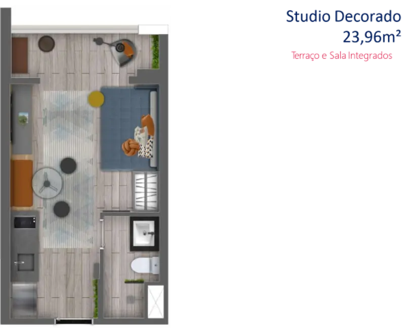 Apartamento com 1 quarto à venda, 23m2 em Centro, São Paulo - SP - imagem 8 Foto 8 de Apartamento com 1 quarto à venda, 23m2 em Centro, São Paulo - SP