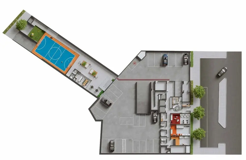Apartamento com 1 quarto à venda, 26m2 em Portão, Curitiba - PR - imagem 2 Foto 2 de Apartamento com 1 quarto à venda, 26m2 em Portão, Curitiba - PR