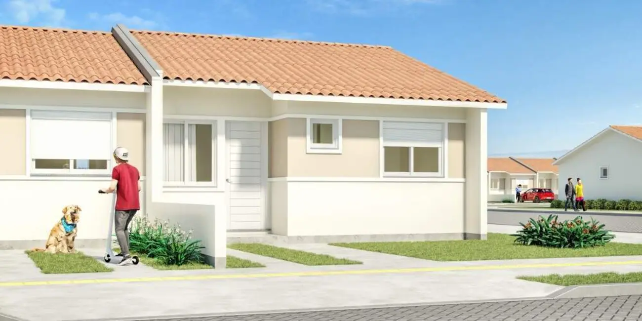 Foto 2 de Casa de Condomínio com 1 quarto à venda, 35m2 em Morada do Vale II, Gravatai - RS