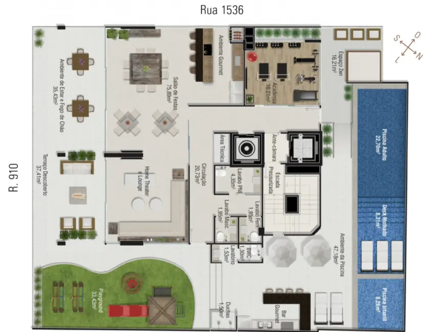 Apartamento com 3 quartos à venda, 172m2 em Centro, Balneario Camboriu - SC - imagem 6 Foto 6 de Apartamento com 3 quartos à venda, 172m2 em Centro, Balneario Camboriu - SC
