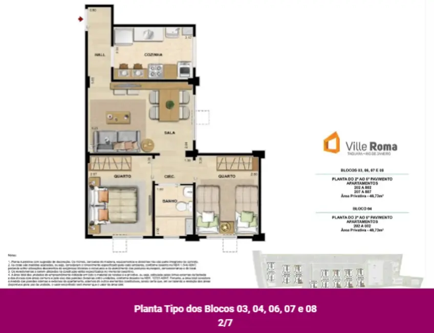 Apartamento com 2 quartos à venda, 48m2 em Taquara, Rio De Janeiro - RJ - imagem 7 Foto 7 de Apartamento com 2 quartos à venda, 48m2 em Taquara, Rio De Janeiro - RJ
