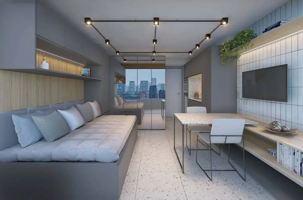 Foto 5 de Apartamento com 1 quarto à venda, 35m2 em Brooklin Novo, São Paulo - SP