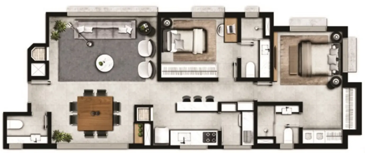 Apartamento com 2 quartos à venda, 81m2 em Petrópolis, Porto Alegre - RS - imagem 9 Foto 9 de Apartamento com 2 quartos à venda, 81m2 em Petrópolis, Porto Alegre - RS