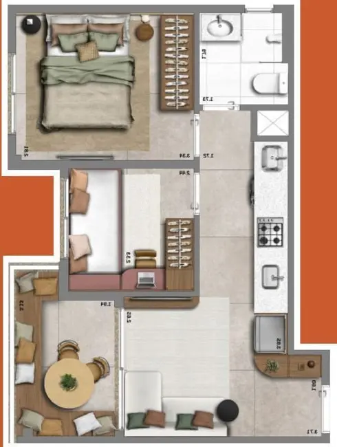 Foto 6 de Apartamento com 1 quarto à venda, 31m2 em Butantã, São Paulo - SP