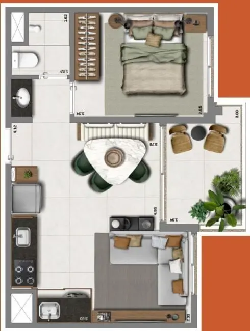 Foto 5 de Apartamento com 1 quarto à venda, 31m2 em Butantã, São Paulo - SP