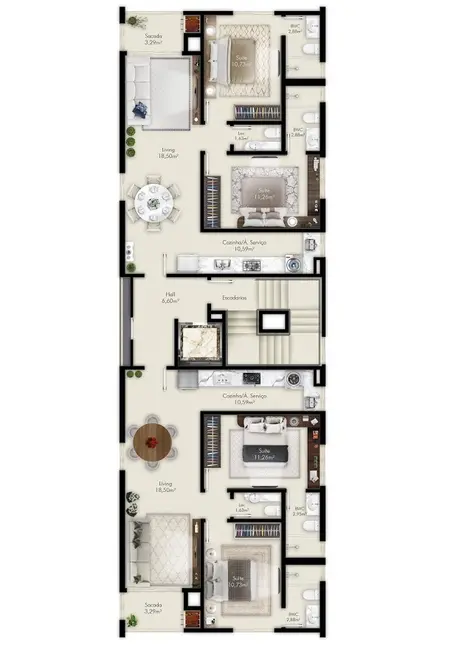 Foto 7 de Apartamento com 2 quartos à venda, 72m2 em Porto Belo - SC