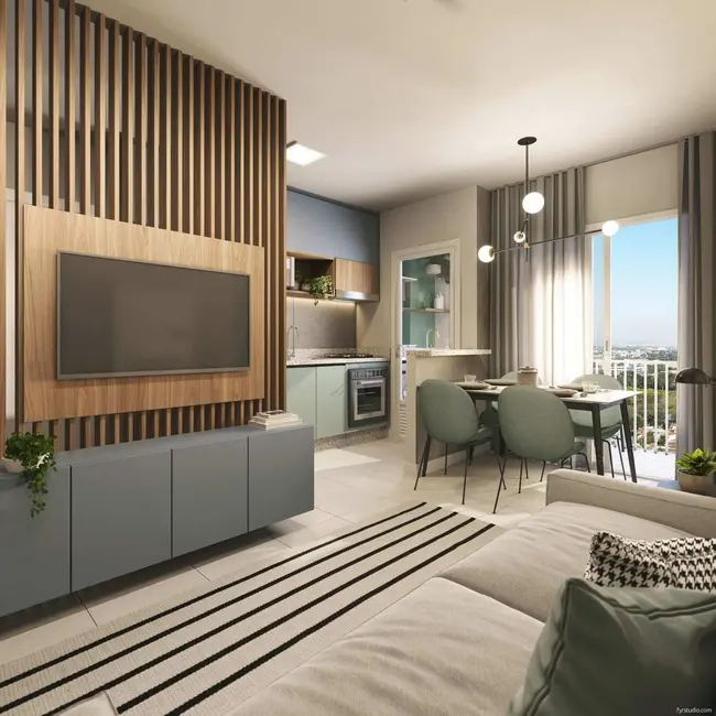 Apartamento com 2 quartos à venda, 76m2 em Campina da Barra, Araucaria - PR - imagem 4 Foto 4 de Apartamento com 2 quartos à venda, 76m2 em Campina da Barra, Araucaria - PR