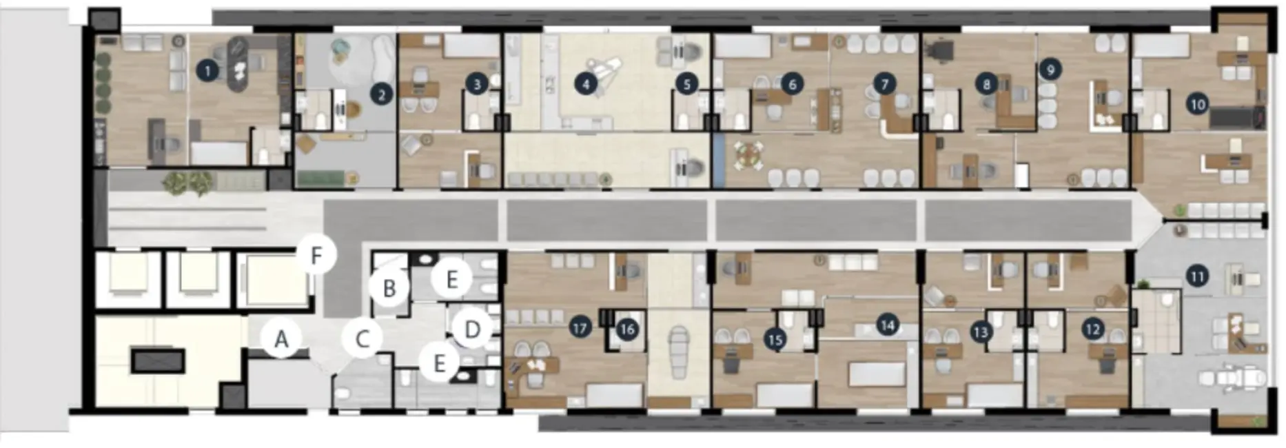 Foto 7 de Sala Comercial à venda, 66m2 em Batel, Curitiba - PR